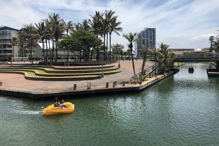 Exploring Durban Point Waterfront: Pedal Boat Canal Rides photo 3