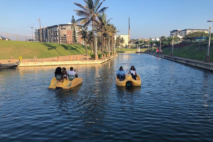 Exploring Durban Point Waterfront: Pedal Boat Canal Rides photo 2