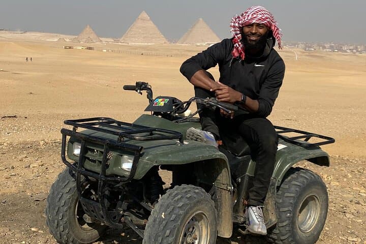Giza Pyramids Desert Quad Tour: High-Speed Quad Ride with Pyramid Views photo 4