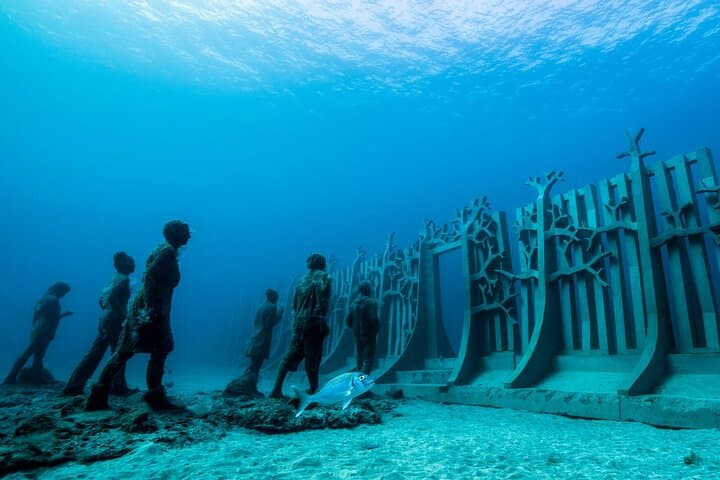 Museo Atlantico Underwater Sculpture Dive — Lanzarote's Submerged Art Park photo 6