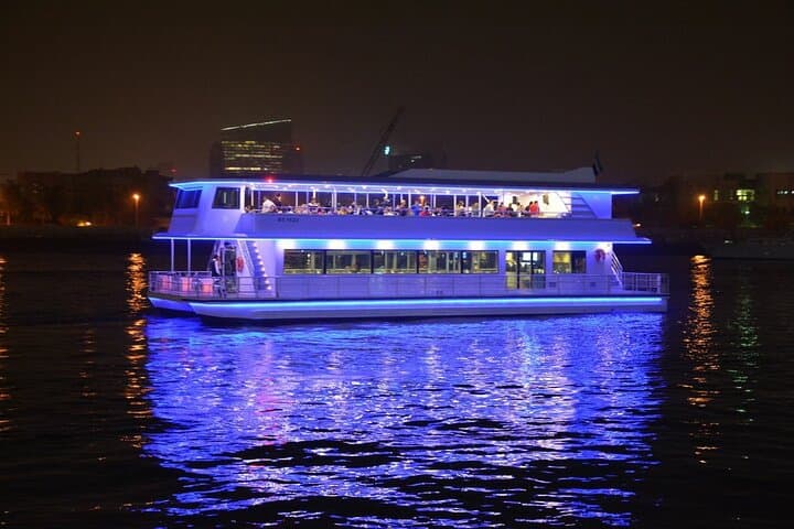 Dubai Marina Dhow Dinner Cruise: Nighttime Buffet, Live Show & Skyline Views