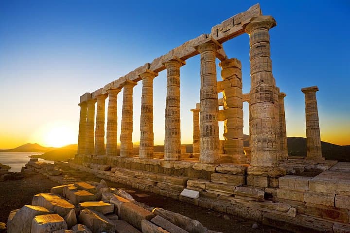 Sunset Private Tour to Cape Sounion & Temple of Poseidon from Athens photo 1