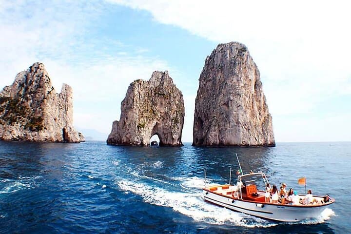 Salerno to Capri Small-Group Boat Tour — Swim at the Faraglioni & Punta Campanella photo 3