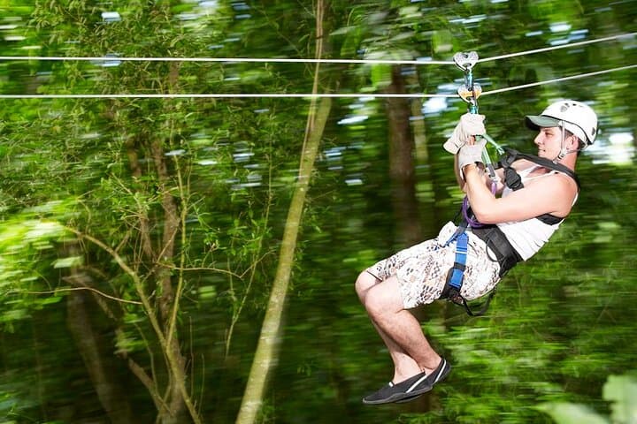 Falmouth Shore Excursion: Zipline Canopy and Dunn's River Falls Guided Tour