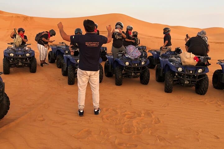 Dubai Morning Desert Quad Bike Tour: Sandboarding & Camel Ride photo 6