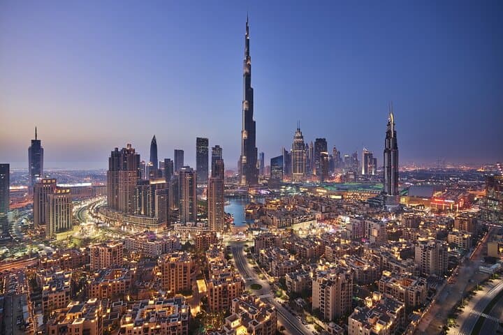 Dubai Evening City Tour & Burj Khalifa 124th-Floor Entry