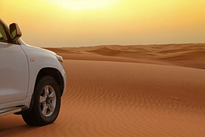 Morning Red Dunes Safari in Dubai — Camel Ride, Dune Bashing & Sandboarding