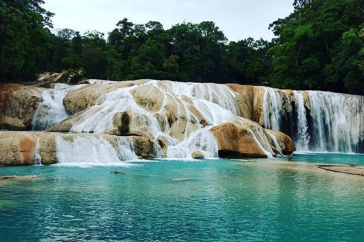 Full-Day Agua Azul, Misol-Ha & Palenque Tour from San Cristóbal