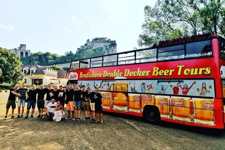 Bratislava Double-Decker Beer Bus: Open-Deck City Brewery Experience photo 3