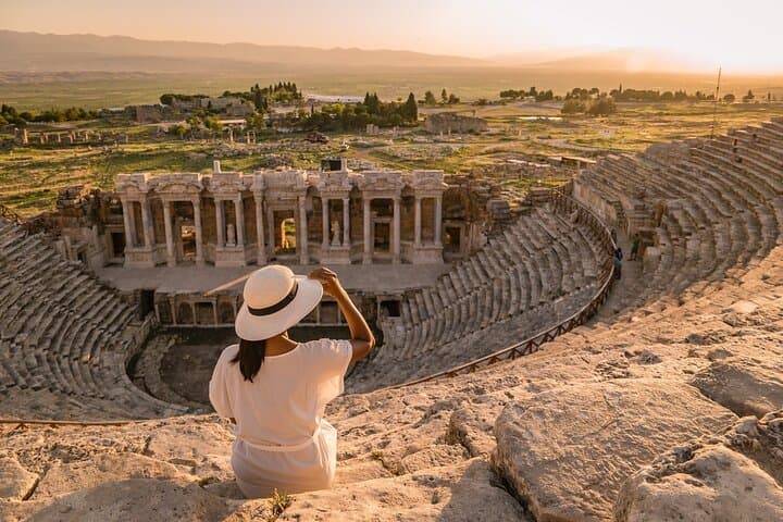 Pamukkale & Hierapolis Day Tour from Side — Travertine Terraces, Roman Ruins & Thermal Pools photo 4