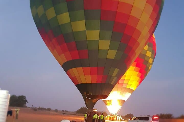 Sunrise Hot Air Balloon Over Dubai Desert with Falcon Show & Breakfast photo 6