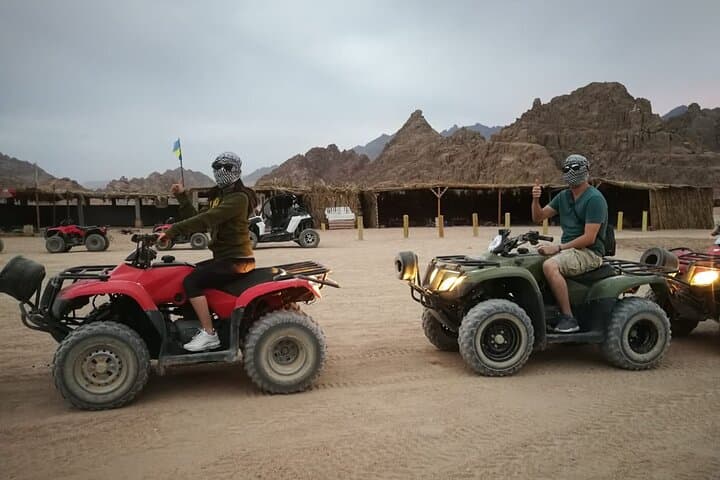 Sunset Quad Biking in Sharm El Sheikh Desert — Sinai ATV Adventure photo 5