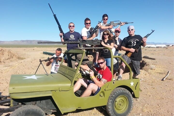 Mojave Desert Shooting Range & ATV Tour from Las Vegas: Firepower and Off-Roading