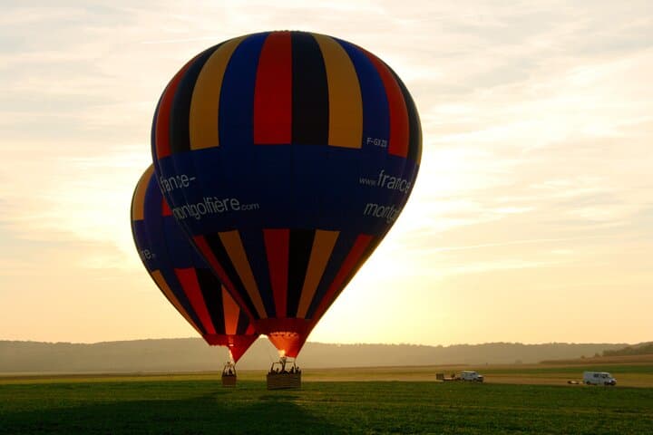 Hot-Air Balloon Over Fontainebleau Forest and Château de Fontainebleau photo 5