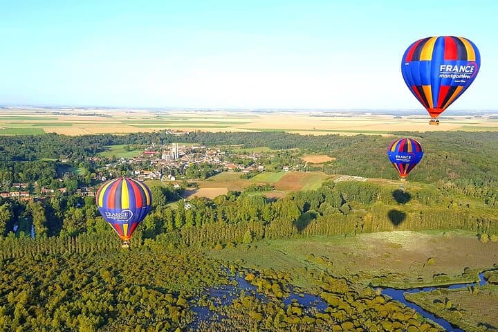 Hot-Air Balloon Over Fontainebleau Forest and Château de Fontainebleau photo 6