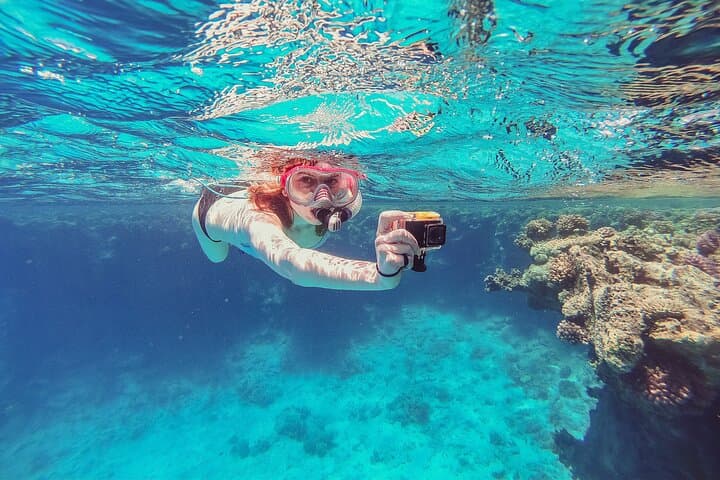 Isla Mujeres Day Trip by Double-Decker Catamaran — Snorkel, Beach Club & Sunset Cruise photo 2