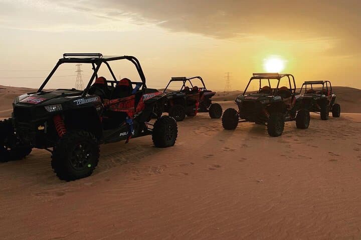 Dubai Morning Polaris Dune Buggy Self-Drive: Private Open Desert Adventure photo 3