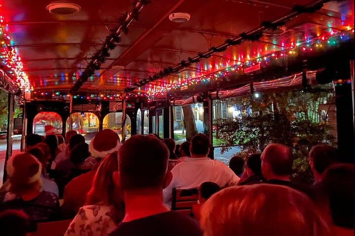 Experience Savannah’s Holiday Magic: Festive Nights and Historic Sights Trolley Tour photo 4