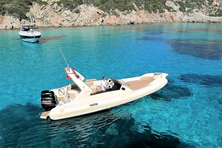 Private Dinghy Rental with Skipper in the Maddalena Archipelago