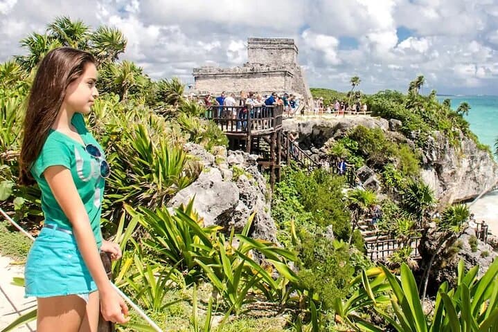 Tulum Ruins & Cenote Day Tour — Clifftop Maya Views and Underground Swimming