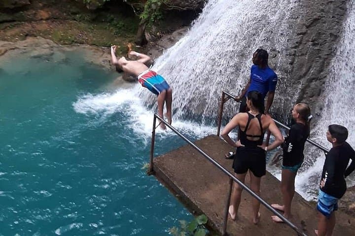 Blue Hole Private Tour from Ocho Rios: Swim Secret Falls and Rope Swing photo 4