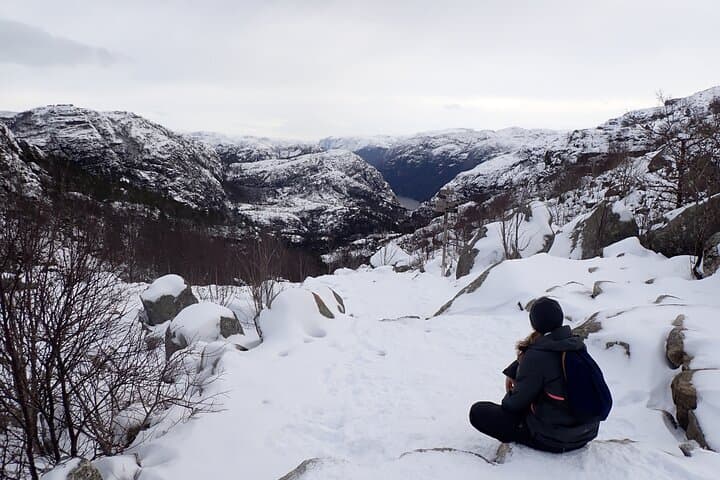 Guided Winter Hike to Pulpit Rock (Preikestolen) — From Stavanger to the Edge of Lysefjord photo 3