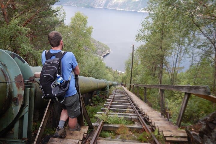 Hike Flørli 4,444 Steps: Guided Climb on Lysefjord's Wooden Staircase photo 3