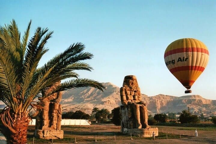 Sunrise Hot Air Balloon Over Luxor: Dawn Flight Above Karnak and the Nile photo 1