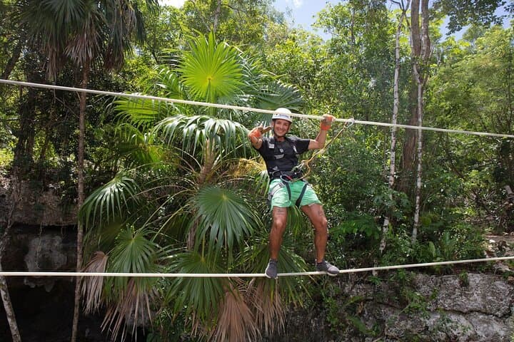 Cancun Half-Day ATV, Zipline and Cenote Adventure photo 5