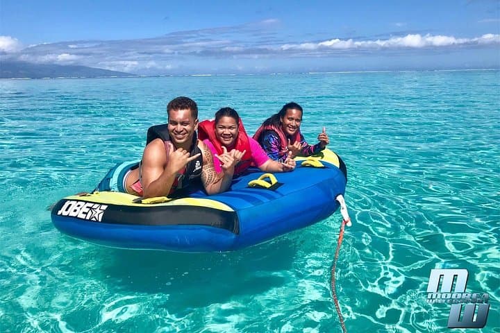 Moorea Tubing: High-Speed Lagoon Tube Ride with Tahiti Views photo 2