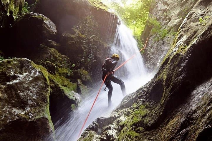 Canyoning Titou Gorge — Rappelling, Cliff Jumps & Jungle Waterways in Dominica photo 4