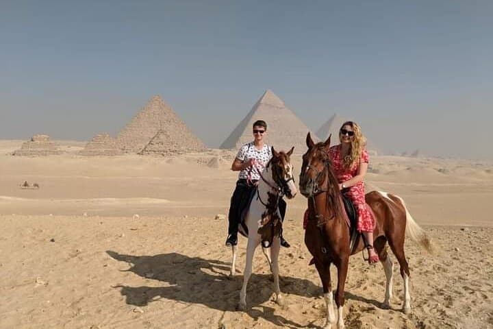 Sunset Arabian Horse Ride at Giza Pyramids — Bedouin Tea in the Sahara photo 5