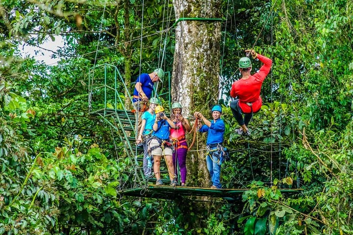Arenal Adrenaline: Zipline Through the Canopy and Raft the Balsa River photo 3