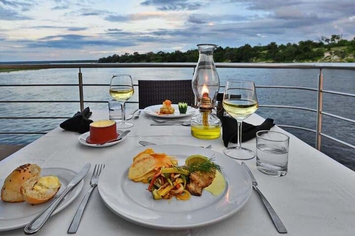 Zambezi River Sunset Dinner Cruise at Victoria Falls — 4-Course Gourmet Experience photo 3
