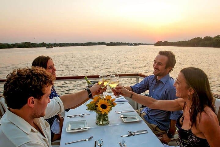 Zambezi River Sunset Dinner Cruise at Victoria Falls — 4-Course Gourmet Experience photo 2