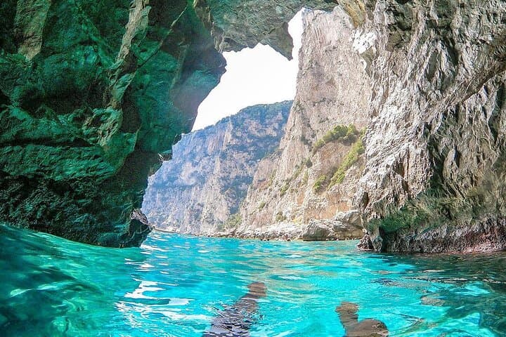 Short Private Boat Excursion to Capri: Swim Caves, Faraglioni & Coastal Highlights
