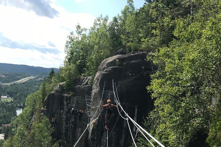 Via Ferrata Mont-Catherine: Vertical Route at Tremblant Resort photo 3