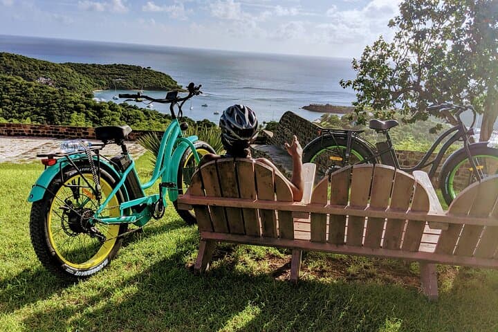 E-Bike Tour of Antigua's Forts and Beaches: Historic Harbors & Sandy Bays