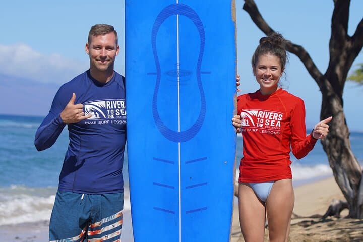 Private Surf Lesson Near Lahaina — 90-Minute Beginner Surfing for Two photo 6