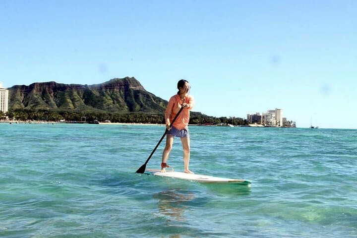 Stand-Up Paddle Lessons on Waikiki: Private Group SUP at the Royal Hawaiian photo 5