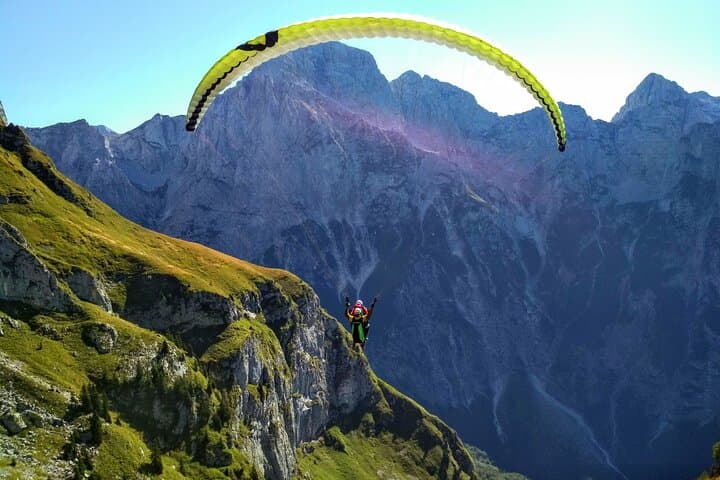 Private Paragliding Flight over the Julian Alps: Tandem from Kanin & Mangart photo 4