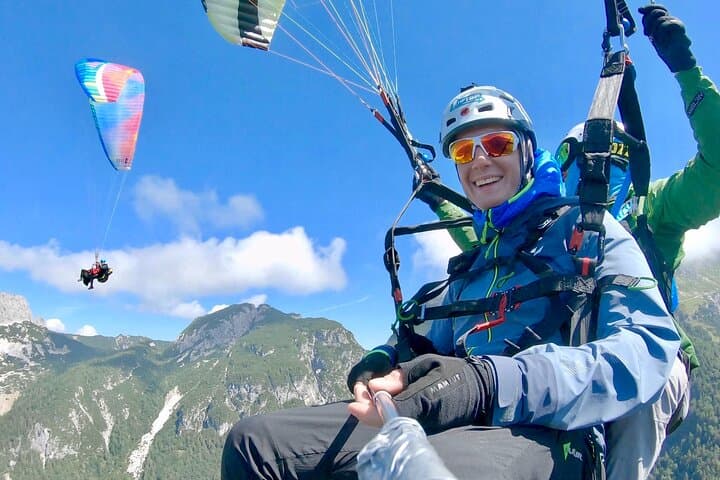 Private Paragliding Flight over the Julian Alps: Tandem from Kanin & Mangart photo 5