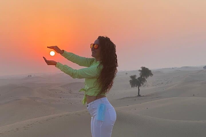 Abu Dhabi Sunrise Desert Safari — Early-Morning Dunes, Arabic Coffee & Camel Ride photo 3