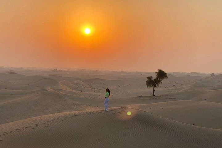 Abu Dhabi Sunrise Desert Safari — Early-Morning Dunes, Arabic Coffee & Camel Ride photo 2