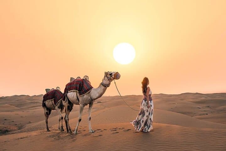 Private Morning Desert Safari in Dubai — Camel Ride, Sandboarding & Dune Bashing photo 6