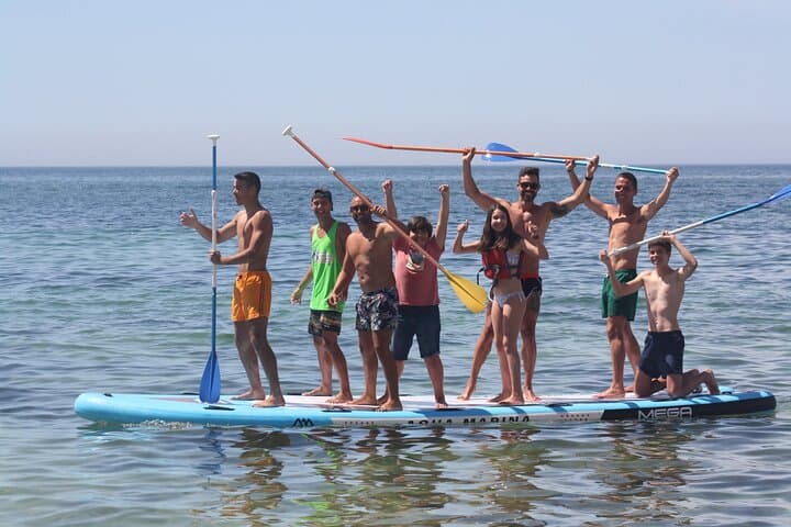 Mega Paddle: Giant Stand-Up Paddleboard on Armação de Pêra Beach