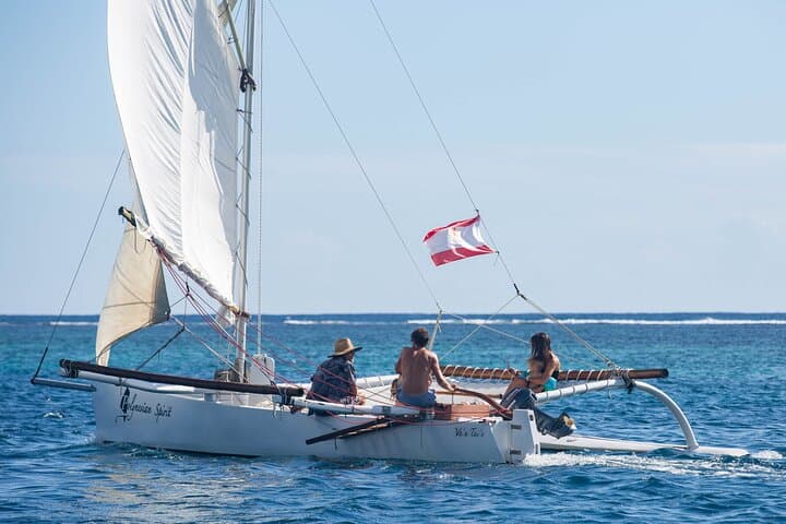 Half-Day Pirogue Sailing & Snorkel in Moorea’s Northern Lagoons photo 6