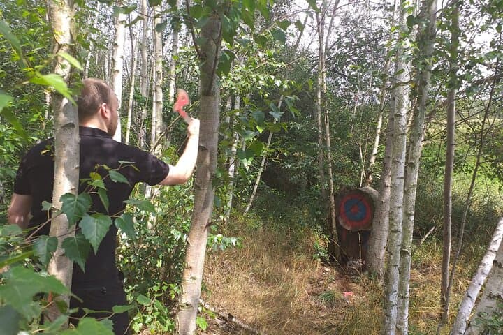 3D Axe Throwing at Lake Störmthal — Viking-Style Target Course Near Leipzig photo 5