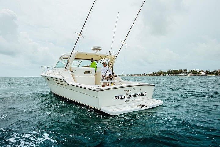 Full-Day Private Charter on 38ft Reel Dreams — Nassau Deep Sea Fishing & Snorkel