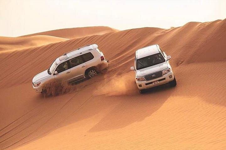 Dubai Lehbab Desert Safari: 7‑Hour 4x4 Dune Bashing with Buffet & Show photo 2